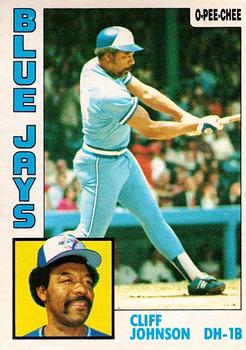 1984 O-Pee-Chee #221 Cliff Johnson Front