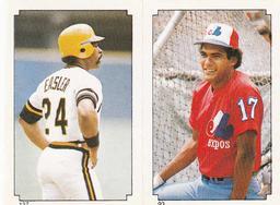 1984 O-Pee-Chee Stickers #93 / 137 Manny Trillo / Mike Easler Front