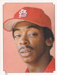 1984 O-Pee-Chee Stickers #141 Willie McGee Front