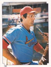 1984 O-Pee-Chee Stickers #143 Darrell Porter Front