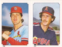 1984 O-Pee-Chee Stickers #150 / 235 Andy Van Slyke / Bruce Kison Front