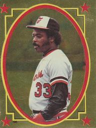 1984 O-Pee-Chee Stickers #195 Eddie Murray Front
