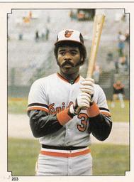 1984 O-Pee-Chee Stickers #203 Eddie Murray Front