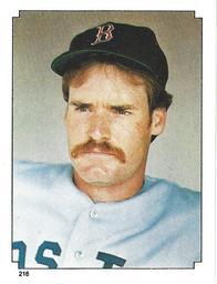 1984 O-Pee-Chee Stickers #216 Wade Boggs Front