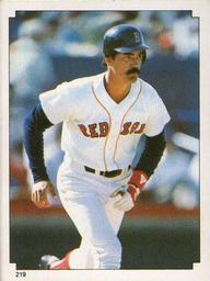 1984 O-Pee-Chee Stickers #219 Dwight Evans Front
