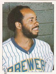 1984 O-Pee-Chee Stickers #291 Cecil Cooper Front