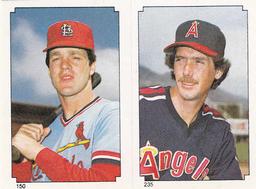 1984 Topps Stickers #150 / 235 Andy Van Slyke / Bruce Kison Front