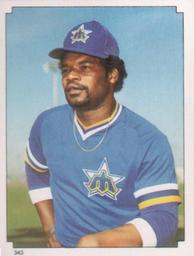 1984 Topps Stickers #343 Dave Henderson Front
