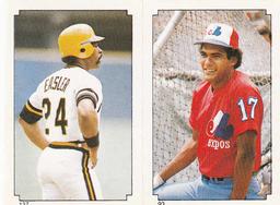 1984 Topps Stickers #93 / 137 Mike Easler / Manny Trillo Front