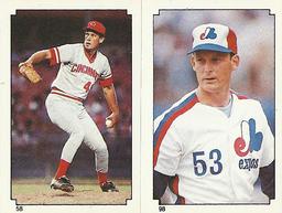1984 Topps Stickers #58 / 98 Joe Price / Charlie Lea Front