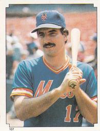 1984 Topps Stickers #107 Keith Hernandez Front