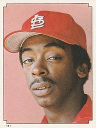 1984 Topps Stickers #141 Willie McGee Front