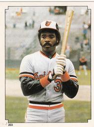 1984 Topps Stickers #203 Eddie Murray Front
