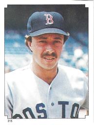 1984 Topps Stickers #215 Jerry Remy Front