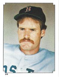 1984 Topps Stickers #216 Wade Boggs Front