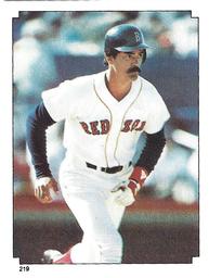 1984 Topps Stickers #219 Dwight Evans Front