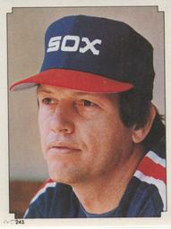 1984 Topps Stickers #243 Carlton Fisk Front