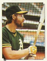 1984 Topps Stickers #328 Carney Lansford Front