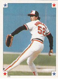 1984 Topps Stickers #375 Mike Boddicker Front
