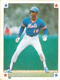 1984 Topps Stickers #385 Darryl Strawberry Front