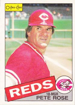 1985 O-Pee-Chee #116 Pete Rose Front