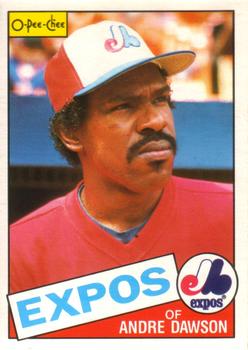 1985 O-Pee-Chee #133 Andre Dawson Front