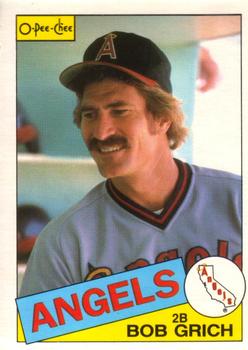 1985 O-Pee-Chee #155 Bob Grich Front