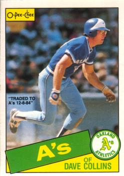 1985 O-Pee-Chee #164 Dave Collins Front