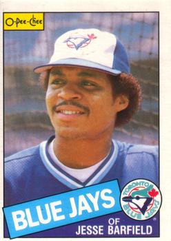 1985 O-Pee-Chee #24 Jesse Barfield Front