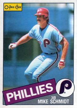 1985 O-Pee-Chee #67 Mike Schmidt Front