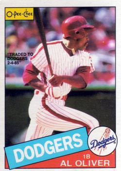 1985 O-Pee-Chee #130 Al Oliver Front