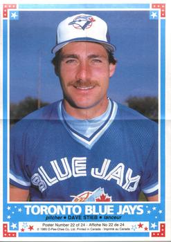 1985 O-Pee-Chee - Posters #22 Dave Stieb Front
