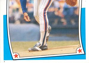 1985 O-Pee-Chee Stickers #4 Dwight Gooden Front