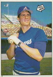 1985 O-Pee-Chee Stickers #22 Dale Murphy Front