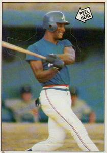 1985 O-Pee-Chee Stickers #25 Claudell Washington Front