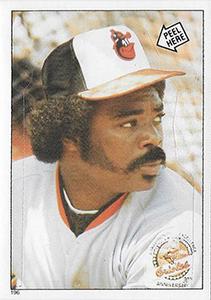 1985 O-Pee-Chee Stickers #196 Eddie Murray Front