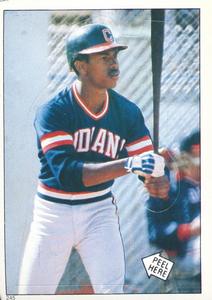 1985 O-Pee-Chee Stickers #245 Julio Franco Front
