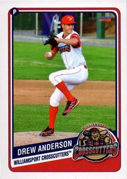 2013 Choice Williamsport Crosscutters #1 Drew Anderson Front