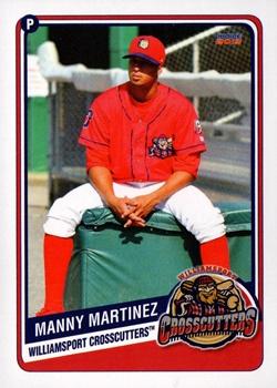 2013 Choice Williamsport Crosscutters #15 Manny Martinez Front