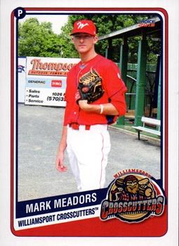 2013 Choice Williamsport Crosscutters #17 Mark Meadors Front