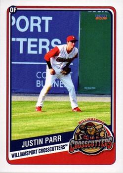 2013 Choice Williamsport Crosscutters #20 Justin Parr Front