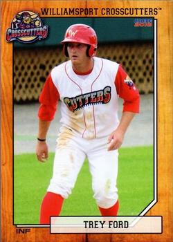 2012 Choice Williamsport Crosscutters #4 Trey Ford Front