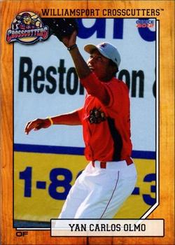 2012 Choice Williamsport Crosscutters #19 Yan Carlos Olmo Front