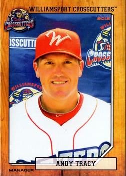 2012 Choice Williamsport Crosscutters #30 Andy Tracy Front