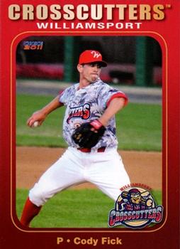 2011 Choice Williamsport Crosscutters #04 Cody Fick Front