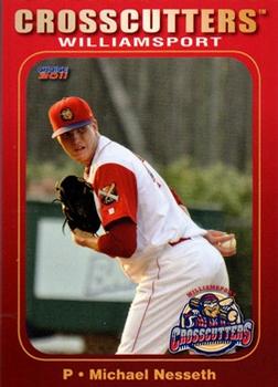 2011 Choice Williamsport Crosscutters #11 Mike Nesseth Front