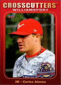 2011 Choice Williamsport Crosscutters #16 Carlos Alonso Front