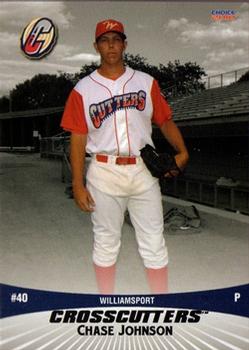 2010 Choice Williamsport Crosscutters #07 Chase Johnson Front