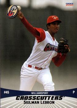 2010 Choice Williamsport Crosscutters #08 Siulman Lebron Front