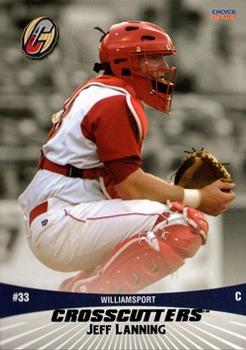 2010 Choice Williamsport Crosscutters #16 Jeff Lanning Front